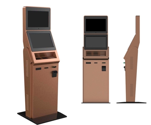 Διπλό περίπτερο ανιχνευτών γραμμωτών κωδίκων οθόνης πολυσύνθετο για τη μηχανή του ATM