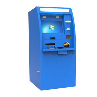 Μηχανή ανταλλαγής ξένου νομίσματος περίπτερων του ATM με τον αποδέκτη και το διανομέα μετρητών