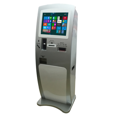 Περίπτερο πληρωμής, περίπτερο του ATM, διαλογικό περίπτερο με τον αναγνώστη τραπεζικών καρτών &amp; μετρητά Dispensser