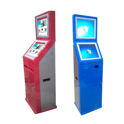 Διπλή μηχανή περίπτερων πληρωμής αυτοεξυπηρετήσεων μηχανών διανομέων καρτών δώρων οθόνης