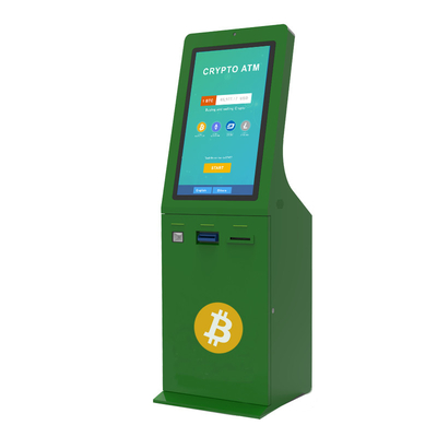 Η αυτοεξυπηρέτηση 32inch αγοράζει και πωλεί τη μηχανή ανταλλαγής BTM μετρητών περίπτερων Bitcoin ATM