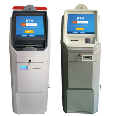 χωρητικό περίπτερο Bitcoin ATM οθονών επαφής διπλής κατεύθυνσης