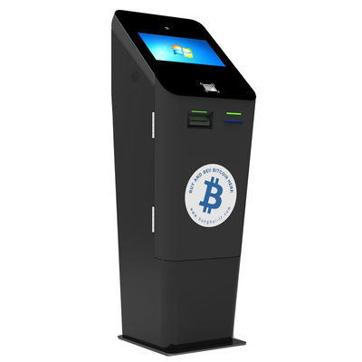 Μετρητά Hunghui Crypto ATM μετρητών έξω στη μαύρη μηχανή αφηγητών Bitcoin μηχανών