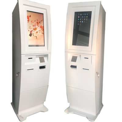 Crypto τρόπων αερολιμένων 21.5inch 2 μηχανή πληρωμής αυτοεξυπηρετήσεων νομισμάτων ATM