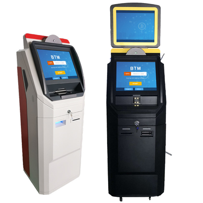 Χωρητική μηχανή περίπτερων μετρητών Bitcoin ATM οθονών επαφής με την κατάθεση/το διανομέα μετρητών