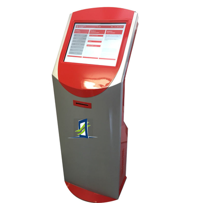 19,1 διαλογικό περίπτερο οθόνης αφής μηχανών τράπεζας ATM ίντσας με τον εκτυπωτή εισιτηρίων