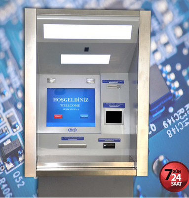 Τοποθετημένη ATM βανδάλων απόδειξης 19inch τοίχος μηχανή αφηγητών μηχανών αυτοματοποιημένη τράπεζα