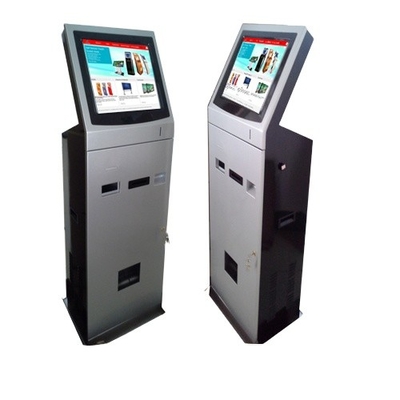 Πάτωμα ODM cOem που στέκεται την αυτοματοποιημένη μηχανή περίπτερων πληρωμής με τον αναγνώστη καρτών