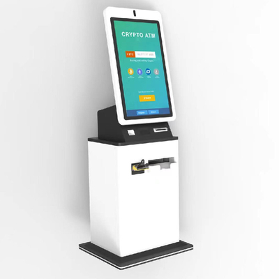 Περίπτερο Floorstanding πληρωμής Bitcoin ATM Μπιλ αυτοεξυπηρετήσεων Hunghui 21.5inch