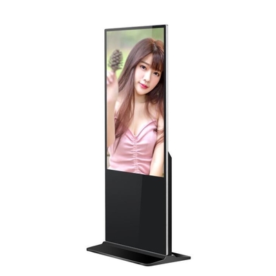 32-65inch ελεύθερο μόνιμο ψηφιακό σύστημα σηματοδότησης 300cd/m2 οθόνης επίδειξης διαφήμισης LCD