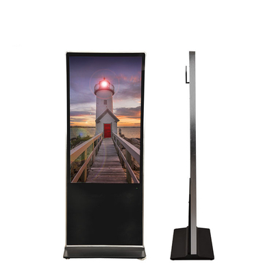 Υπερβολικό Hd διαφήμισης Wifi 4g κάθετο LCD ψηφιακό σύστημα σηματοδότησης οθόνης αφής επίδειξης 4k