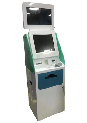 Διπλή μηχανή περίπτερων πληρωμής αυτοεξυπηρετήσεων οθόνης ODM cOem
