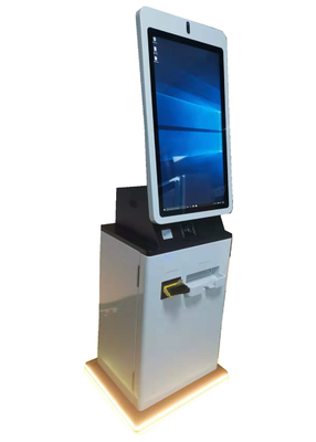 Win10 έξυπνο περίπτερο Floorstanding πληρωμής οθόνης αφής περίπτερων αυτοεξυπηρετήσεων LCD